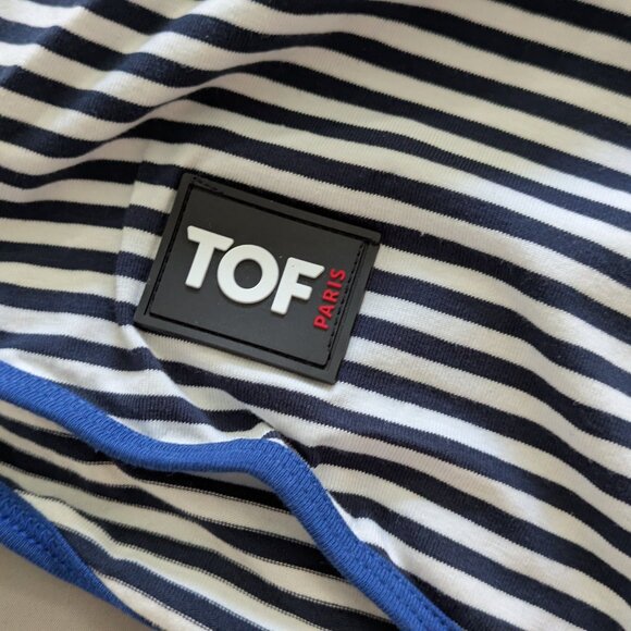 TOF Paris Sailor Sexy mini-shorts, blue, size XL, NWT - Picture 9 of 11